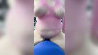 BIG TIT THICK CHUBBY WHITE GIRL RIDING COCK MAKING HIM CUM IN MY FAT WHITE PUSSY