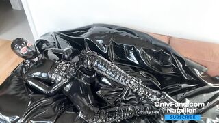 Get undressed with Natallie - latex rubber doll - onlyfans video