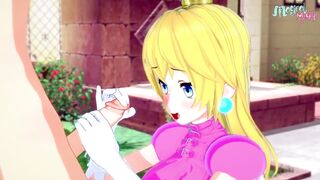 Princess Peach Gives You A Handjob~! Super Marion Hentai Animation With Voice~! (MagicalMysticVA)