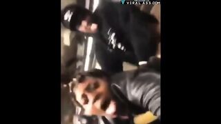 Thot Clapped At A Subway Station During Riots