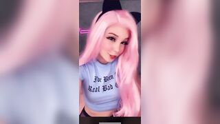 Belle Delphine Leaks Tits on Twitter (Real)!