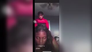 Chicago Thot Fucking on Facebook Live!