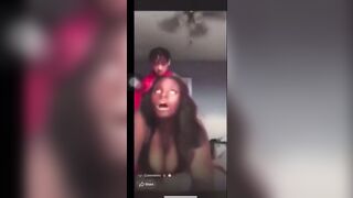 Chicago Thot Fucking on Facebook Live!