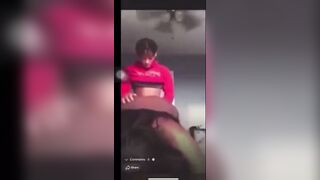 Chicago Thot Fucking on Facebook Live!